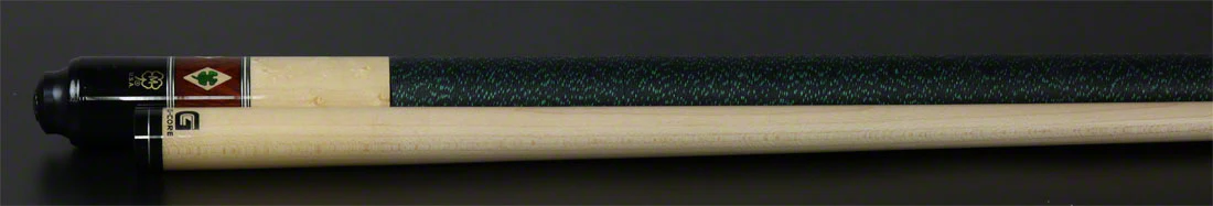 McDermott G Series Dark Cherry Stained Maple with Dymondwood Clovers Pool Cue - G303 - Image 4
