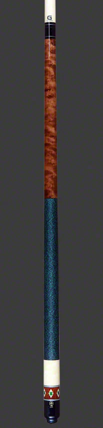 McDermott G Series Dark Cherry Stained Maple with Dymondwood Clovers Pool Cue - G303 - Image 6