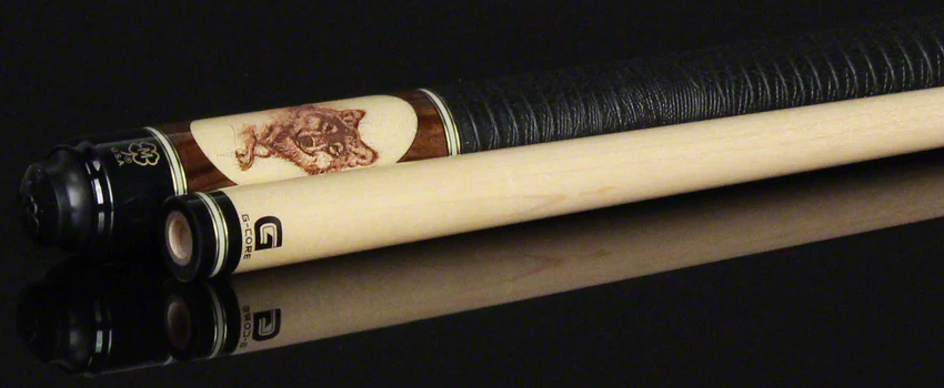 McDermott G Series Wildfire Wolf Head Pool Cue - G320 - Image 3