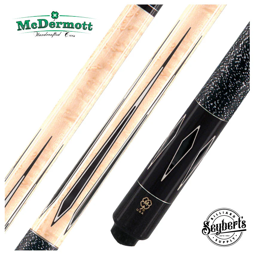McDermott G Series Birdseye Maple with Gray Pearl Points Pool Cue - G326