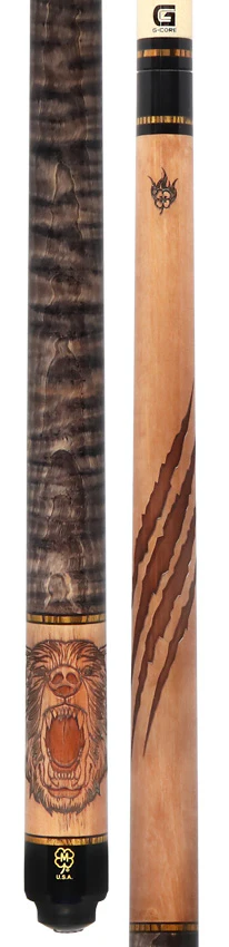 McDermott G339 3D Grizzly Bear Wildfire Cue - Image 2