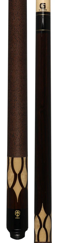 McDermott G Series Rosewood with Birdseye Maple Points Pool Cue - G401 DIS - Image 5