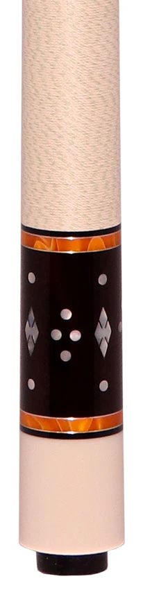 Balabushka GB Series Birseye Maple Forearm with Ebony Points and Bronze Pearlescent Rings Pool Cue with Irish Linen Wrap - Image 4