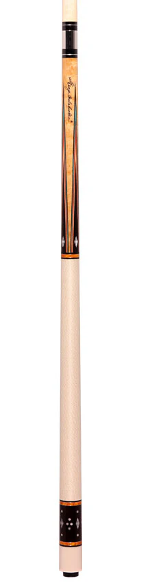 Balabushka GB Series Birseye Maple Forearm with Ebony Points and Bronze Pearlescent Rings Pool Cue with Irish Linen Wrap - Image 6