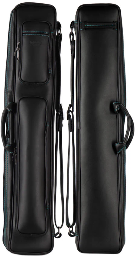 Holly Butterfly Stitched Turquoise 3x5 Pool Cue Case - BTF35T - Image 2