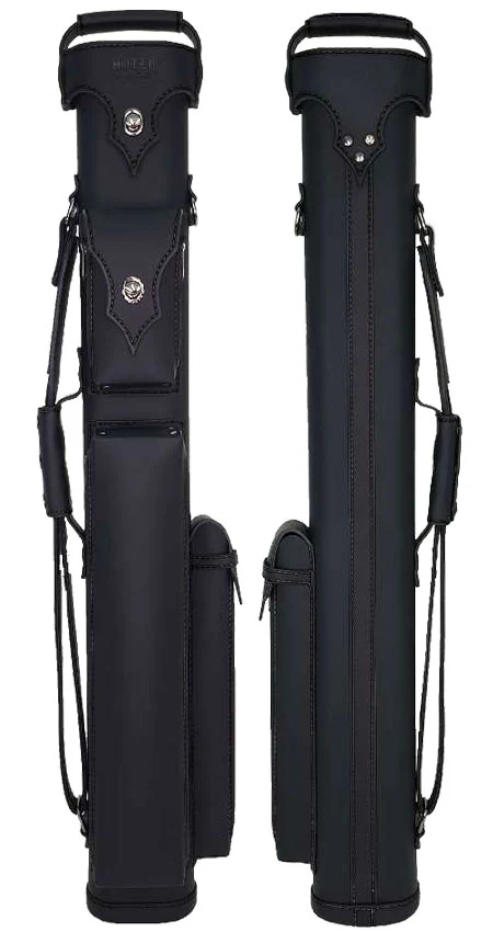 Holly Monochrome Stitched Black Pool Cue Case - HSMBK - Image 5