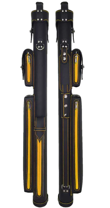Holly Spectrum Stitched Citrine Pool Cue Case - HSY - Image 5