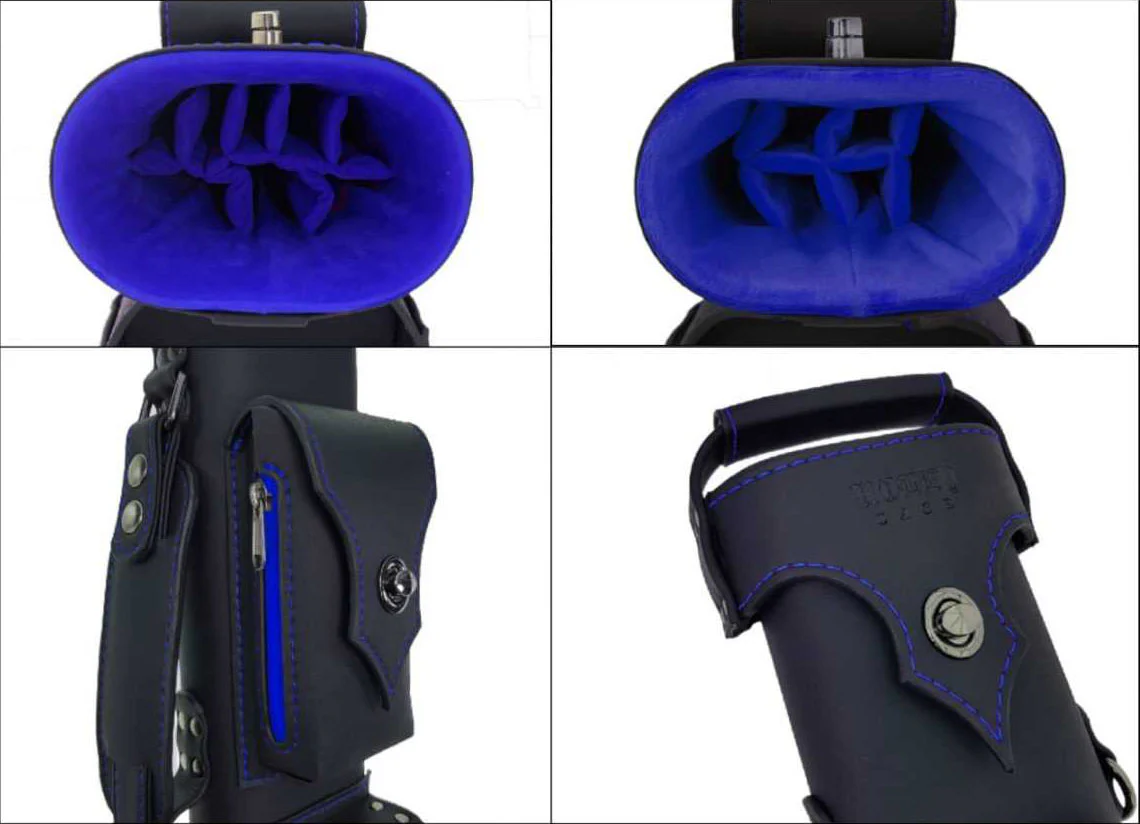 Holly Spectrum Stitched Sapphire Pool Cue Case - HSB - Image 4