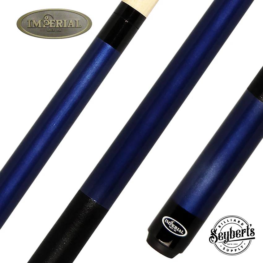 Imperial Premier Blue Linen Wrap Pool Cue - 13-752LW