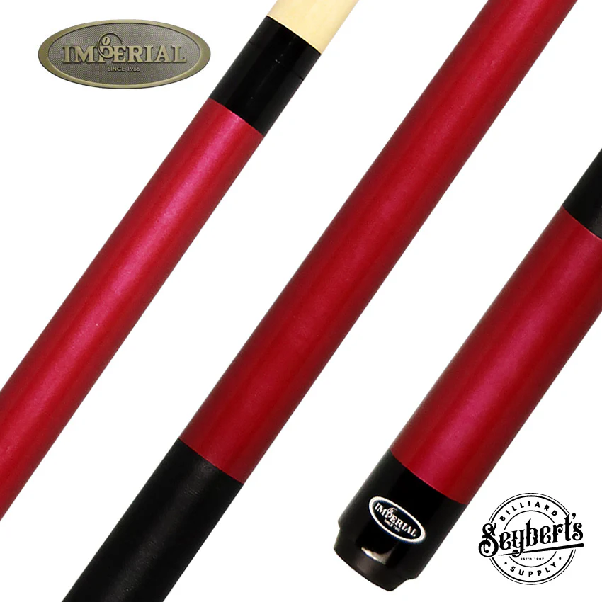 Imperial Premier Red Linen Wrap Pool Cue - 13-754LW