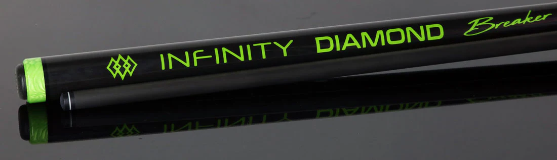 Infinity Diamond Breaker Carbon Fiber Break Cue - Green - Image 3