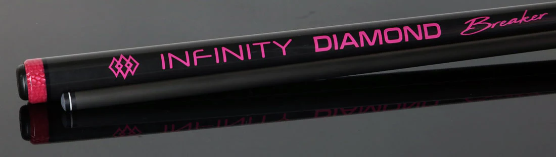 Infinity Diamond Breaker Carbon Fiber Break Cue - Pink - Image 3