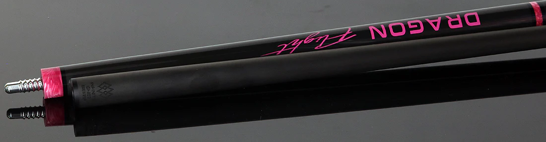 Infinity Dragon Flight Carbon Fiber Long Jump Cue - Pink - Image 4
