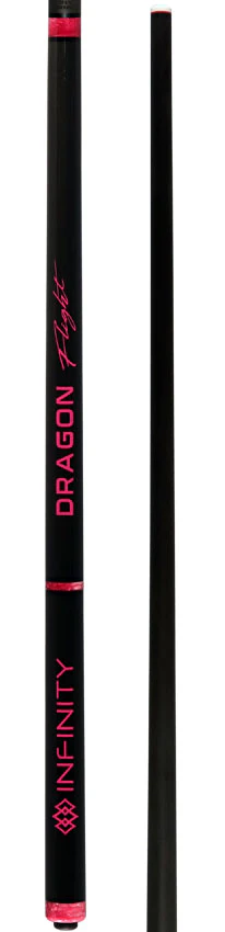 Infinity Dragon Flight Carbon Fiber Long Jump Cue - Pink - Image 5