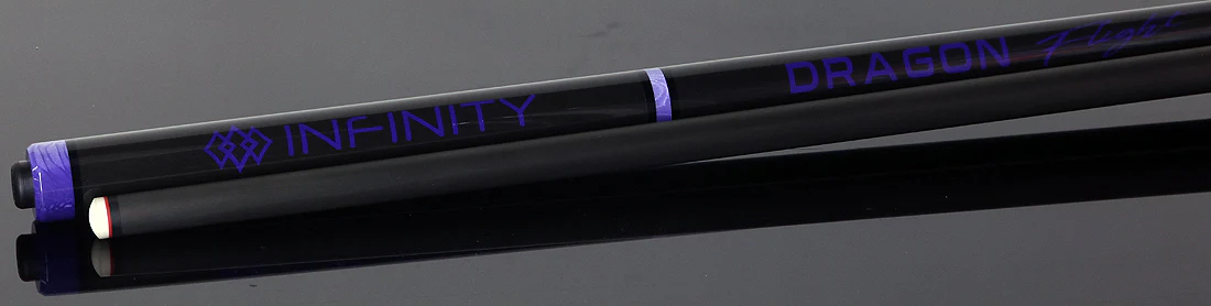 Infinity Dragon Flight Carbon Fiber Long Jump Cue - Purple - Image 3