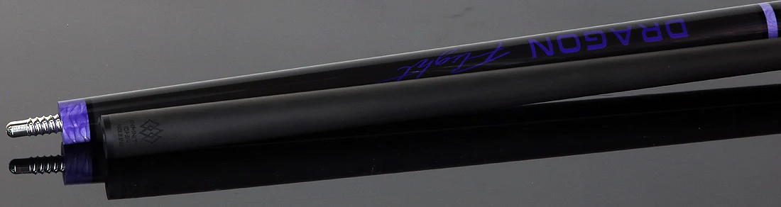 Infinity Dragon Flight Carbon Fiber Long Jump Cue - Purple - Image 4