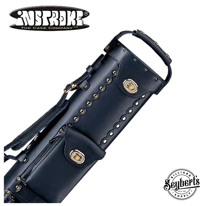 Instroke Leather Black Cowboy 2x4 Case - LC2X4B