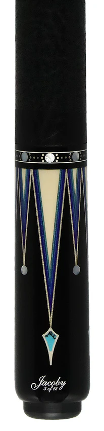 Jacoby Raven Blue Limited Cue With 12.75 Ultra Shaft and Leather Wrap - 0917-52LWBL - Image 4