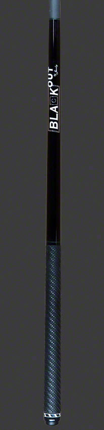 Jacoby BlaCkOut Black with Sport Wrap Carbon Fiber Break/Jump Cue - JACBKOUTSGBK - Image 4