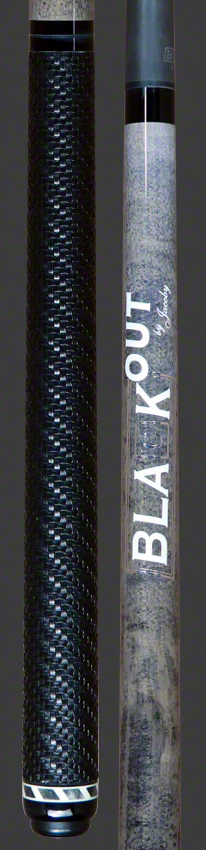 Jacoby BlaCkOut Grey with Sport Wrap Carbon Fiber Break/Jump Cue - JACBKOUTSGGY - Image 5