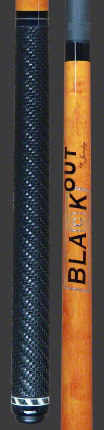 Jacoby BlaCkOut Orange with Sport Wrap Carbon Fiber Break/Jump Cue - JACBKOUTSGOR - Image 5