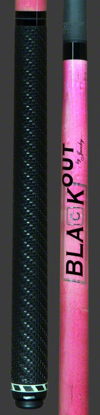 Jacoby BlaCkOut Pink with Sport Wrap Carbon Fiber Break/Jump Cue - JACBKOUTSGPK - Image 5