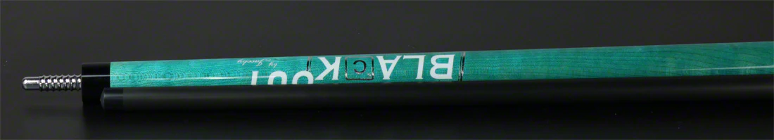 Jacoby BlaCkOut Turquoise with Sport Wrap Carbon Fiber Break/Jump Cue - JACBKOUTSGTQ - Image 5