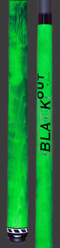 Jacoby BlaCkOut Green No Wrap Break/Jump Cue - JACBKOUTGR - Image 5