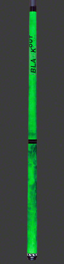 Jacoby BlaCkOut Green No Wrap Break/Jump Cue - JACBKOUTGR - Image 6
