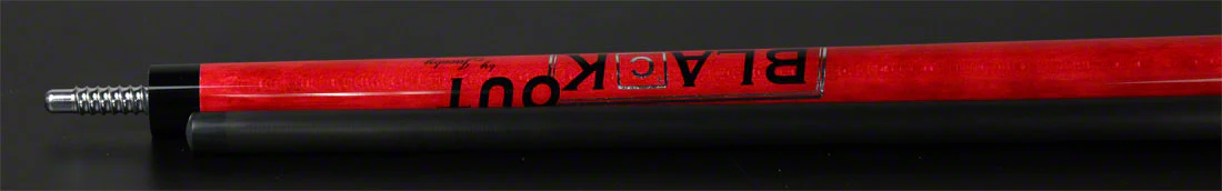 Jacoby BlaCkOut Red No Wrap Break/Jump Cue - JACBKOUTRD - Image 3