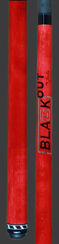 Jacoby BlaCkOut Red No Wrap Break/Jump Cue - JACBKOUTRD - Image 5