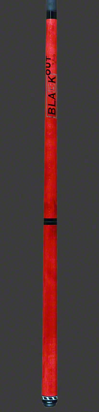 Jacoby BlaCkOut Red No Wrap Break/Jump Cue - JACBKOUTRD - Image 6