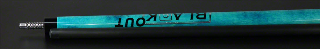 Jacoby BlaCkOut Turqouise No Wrap Break/Jump Cue - JACBKOUTTQ - Image 3