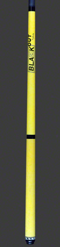Jacoby BlaCkOut Yellow No Wrap Break/Jump Cue - JACBKOUTYEL - Image 6