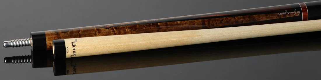 Jacoby Custom Dark-Stained Birdseye Maple with Cocobolo Points Play Cue - 1024-319 - Image 3