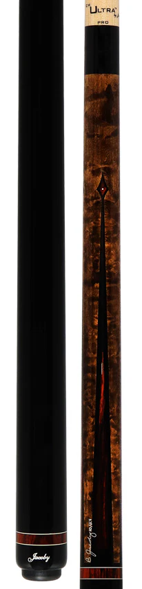 Jacoby Custom Dark-Stained Birdseye Maple with Cocobolo Points Play Cue - 1024-319 - Image 5