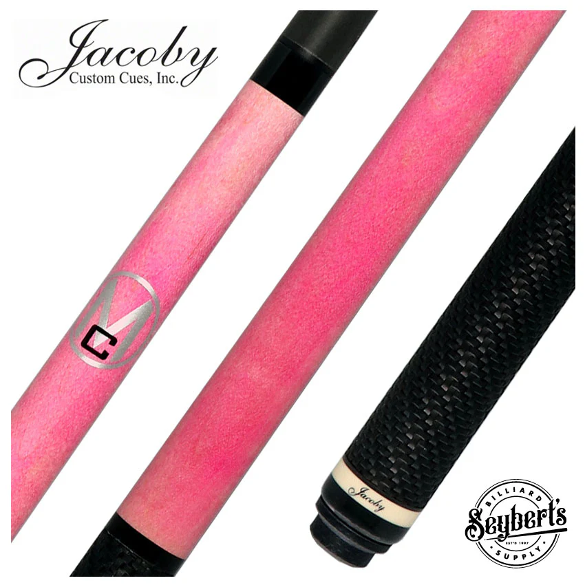 Jacoby Custom Pink Monster Crush Break Cue with Sport Grip