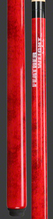 Jacoby Custom Red Feather Weight Break Cue - JFWBCRD - Image 2