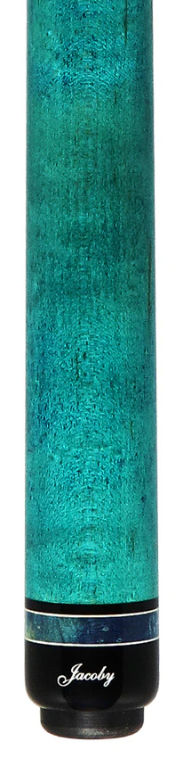 Jacoby Custom Teal-Stained Birdseye Maple with Impregnated Burl Points Play Cue - 1024-267 - Image 4