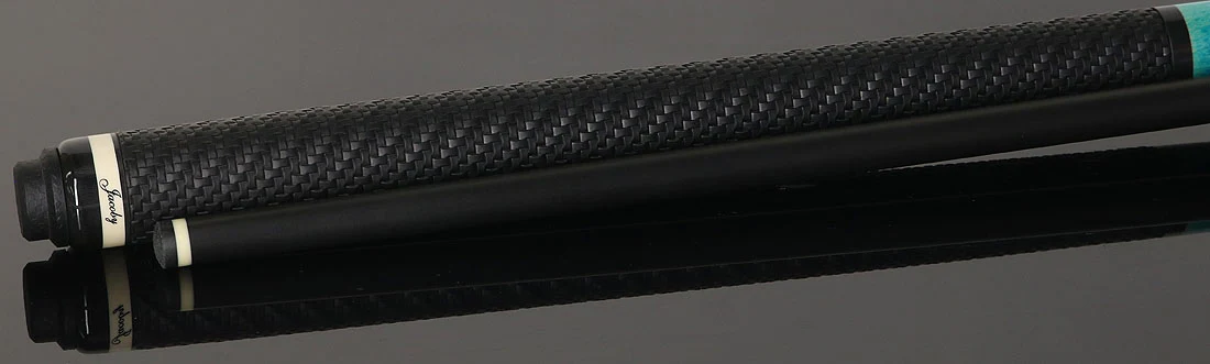 Jacoby Custom Turquoise Monster Crush Break Cue with Sport Grip - Image 3