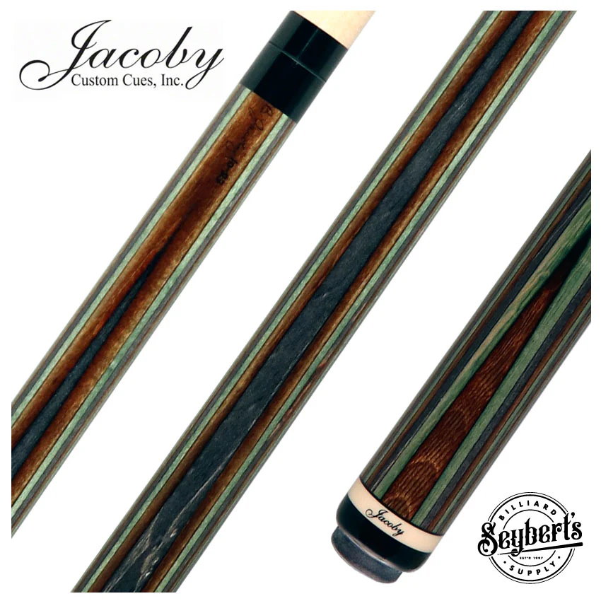 Jacoby Element Earth Laminated Pool Cue - JACLAMEARTH