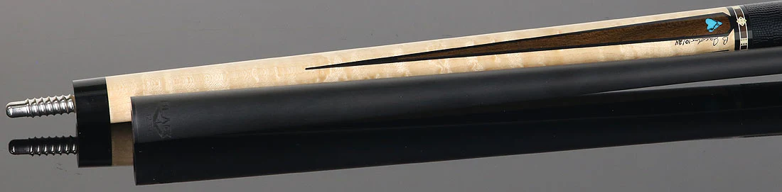 Jacoby Gambler Turquoise Custom Pool Cue with 12.3mm Jacoby Black V4 Carbon Shaft - Image 4
