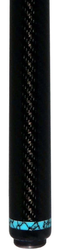Jacoby Game Changer Series Carbon with Turquoise Ring Play Cue with 12.70mm Jacoby Black V4 Carbon Fiber Shaft - Image 2