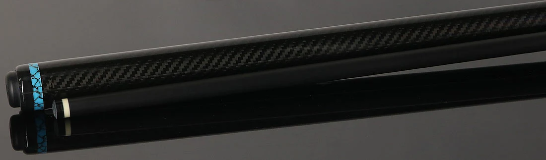 Jacoby Game Changer Series Carbon with Turquoise Ring Play Cue with 12.70mm Jacoby Black V4 Carbon Fiber Shaft - Image 3
