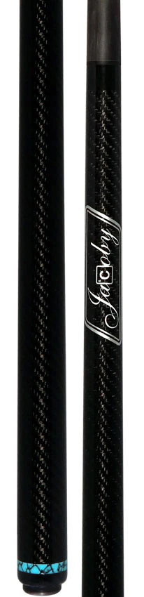 Jacoby Game Changer Series Carbon with Turquoise Ring Play Cue with 12.70mm Jacoby Black V4 Carbon Fiber Shaft - Image 5