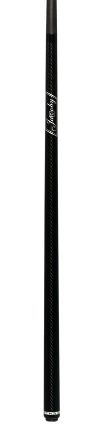 Jacoby Game Changer Series Carbon with White Buffalo Turquoise Ring Play Cue with 12.70mm Jacoby Black V4 Carbon Fiber Shaft - Image 6
