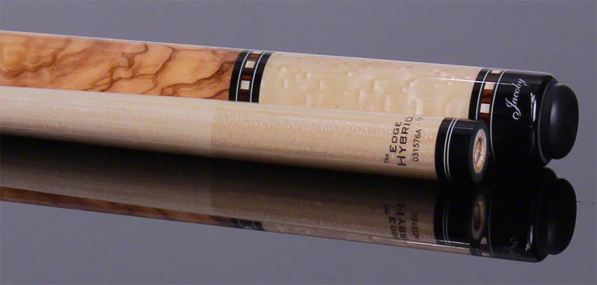 Jacoby Birdseye Maple with Olivewood Wrap Pool Cue - HB1 - Image 4