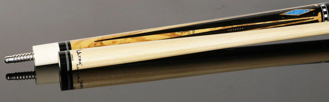 Jacoby Olivewood with Ebony Points Pool Cue - HB5 - Image 4