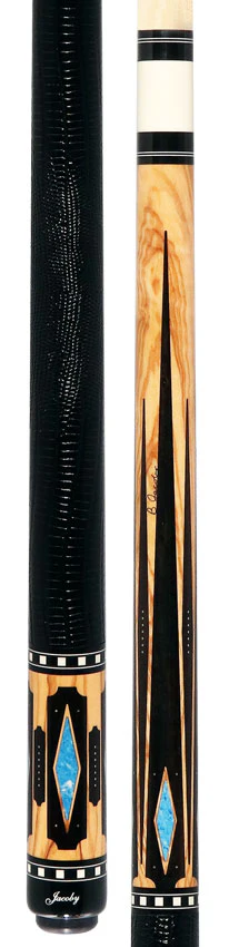 Jacoby Olivewood with Ebony Points Pool Cue - HB5 - Image 5