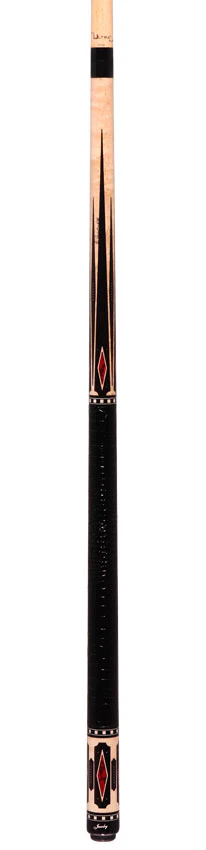 Jacoby HBV2 Series Birdseye Maple with Ebony Points and Bloody Jasper Inlays Pool Cue - Image 6